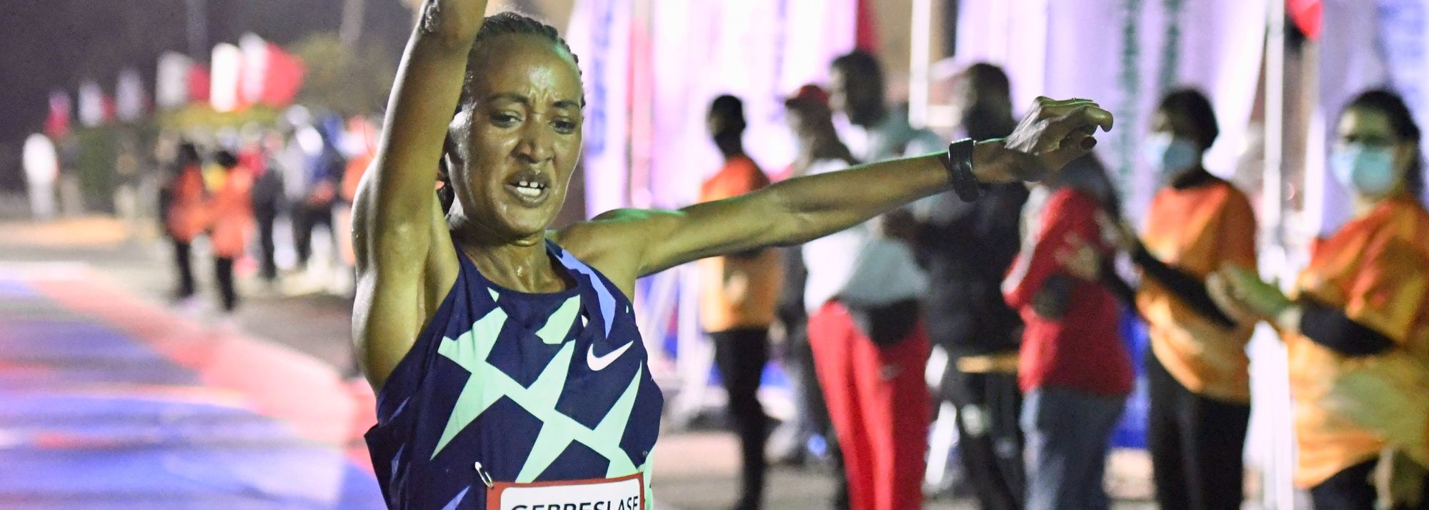 Ethiopia’s Gotytom Gebreslase and Kenya’s Philemon Kiplimo claimed victory at the World Athletics Label road race.
