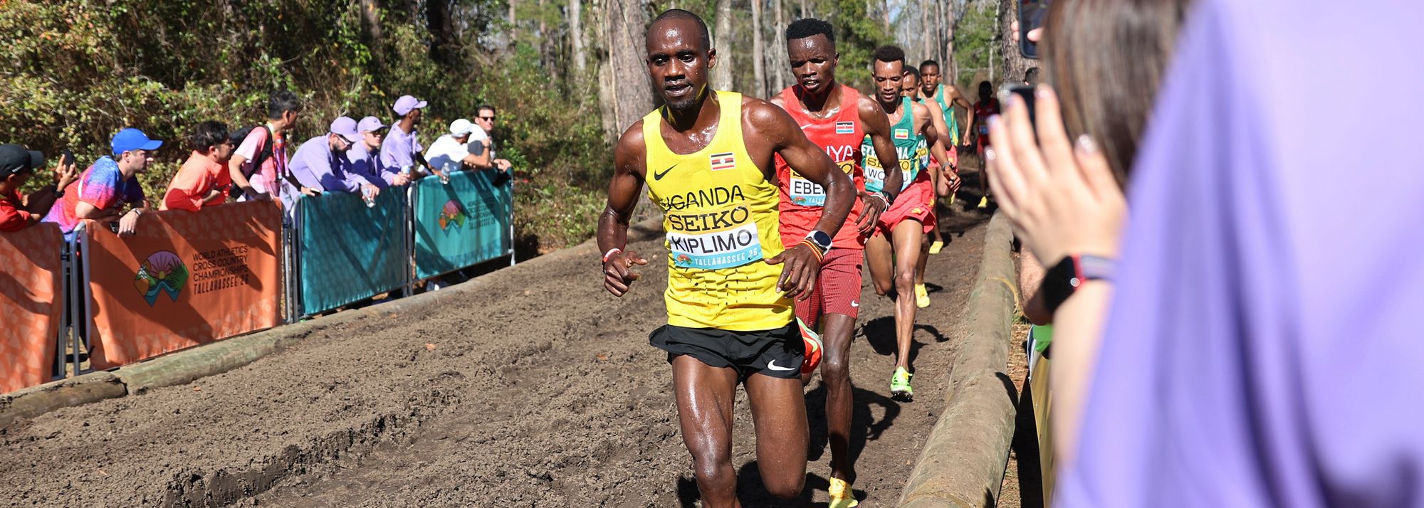 For the third edition in a row, Uganda’s Jacob Kiplimo won the senior men’s title ahead of Ethiopia’s Berihu Aregawi