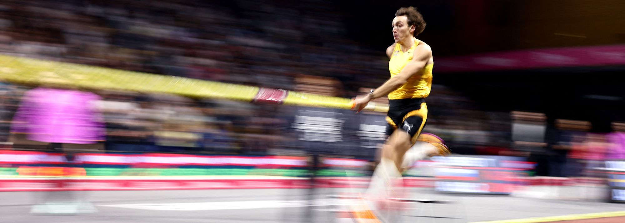 Sweden’s world pole vault record-holder Mondo Duplantis cleared a world lead of 6.06m on his season opener at the All Star Perche