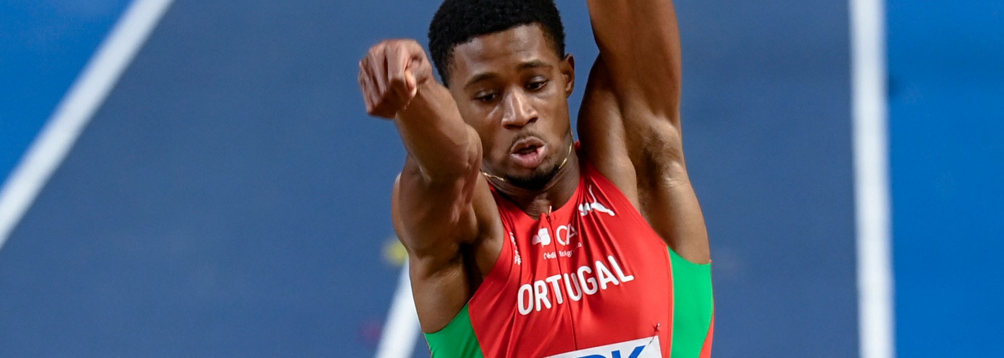 Gerson Baldé achieved the performance of his life to complete a Portuguese long jump double