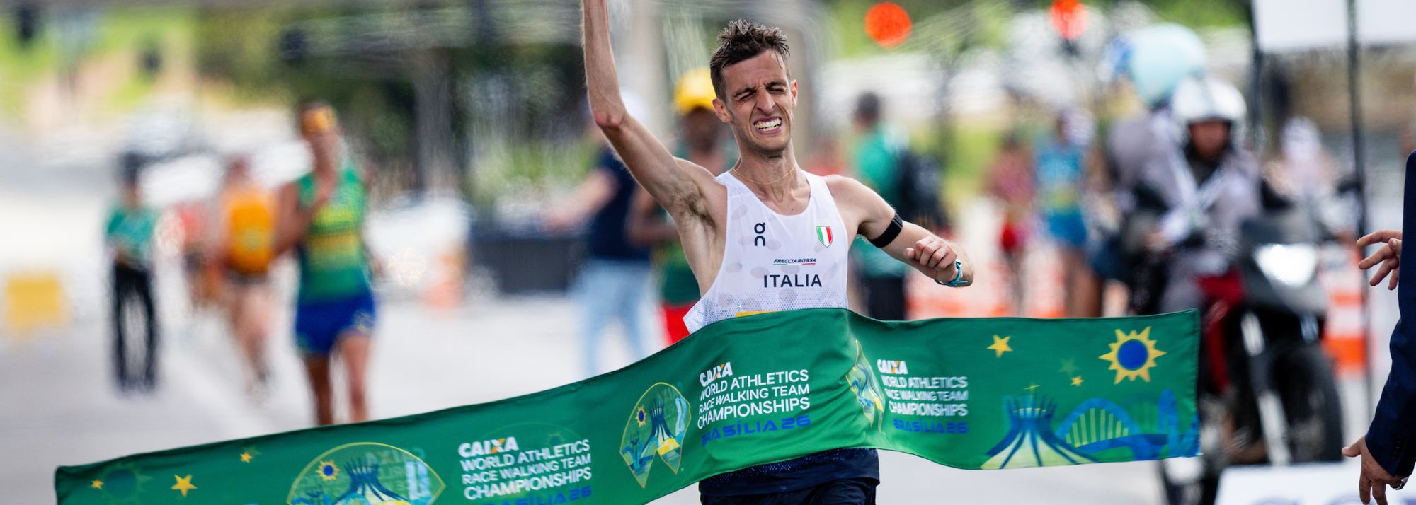 Report of the men's half marathon at the Caixa World Race Walking Team Championships Brasilia 26