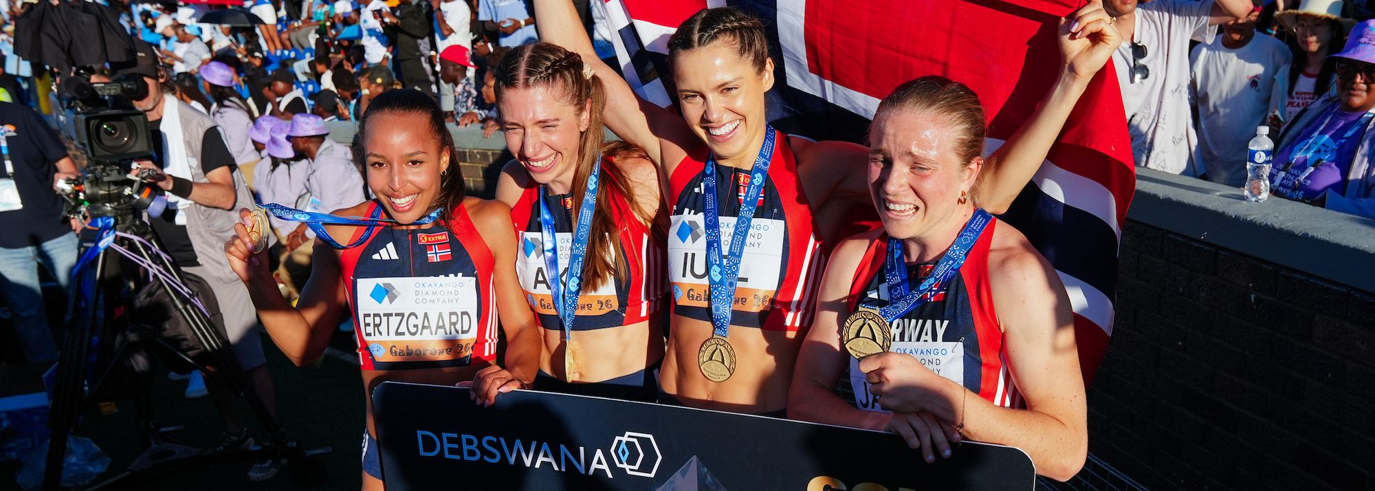 Report on the women's 4x400m at the Debswana World Athletics Relays Gaborone 26