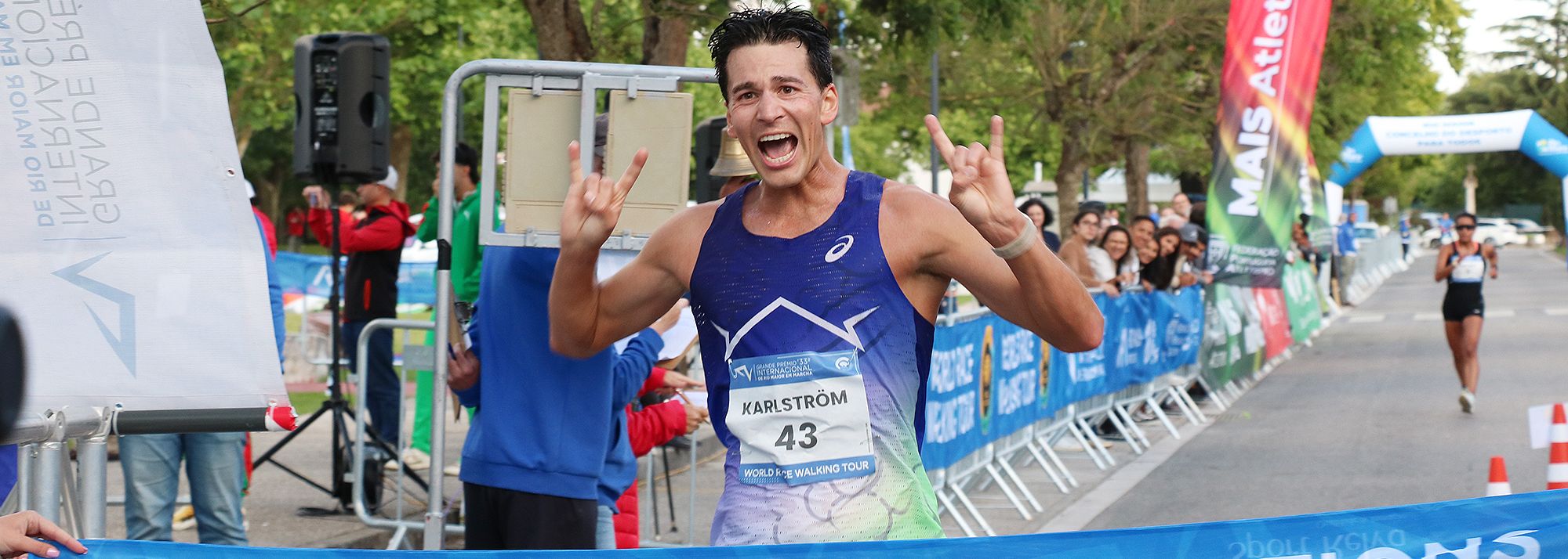 There were excellent wins for Alegna Gonzalez and Perseus Karlstrom at the Grande Prémio Internacional de Rio Maior em Marcha