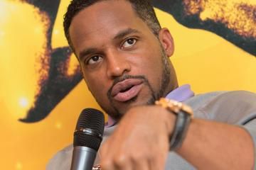 Ato Boldon meeting the press in Barcelona