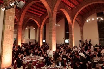 At the IAAF Centenary Welcome Dinner in Barcelona's Maritim Museum