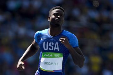 Trayvon Bromell at the Rio 2016 Olympic Games