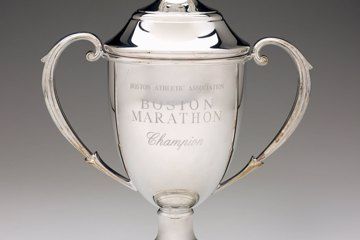 Replica Boston Marathon trophy