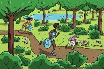 plogging-fitness-environment
