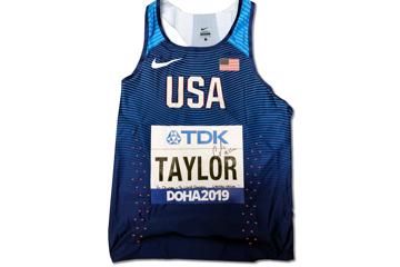 Christian Taylor's singlet from the World Athletics Championships Doha 2019