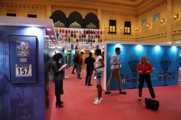 IAAF Heritage - Diamond League guests visit exhibition in Doha during a private viewing 