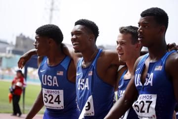 world-u20-record-4x400m-relay