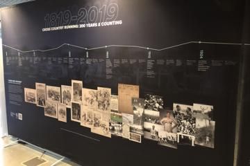 TIMELINE pre-WXC Champs era - IAAF Heritage Cross Country Display - 1819 to 2019 - Aarhus, Denmark