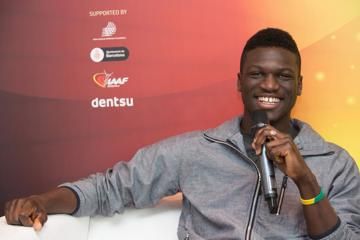 Kirani James in Barcelona