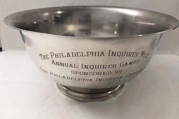 Ron Delany's Philadelphia Inquirer Mile trophy